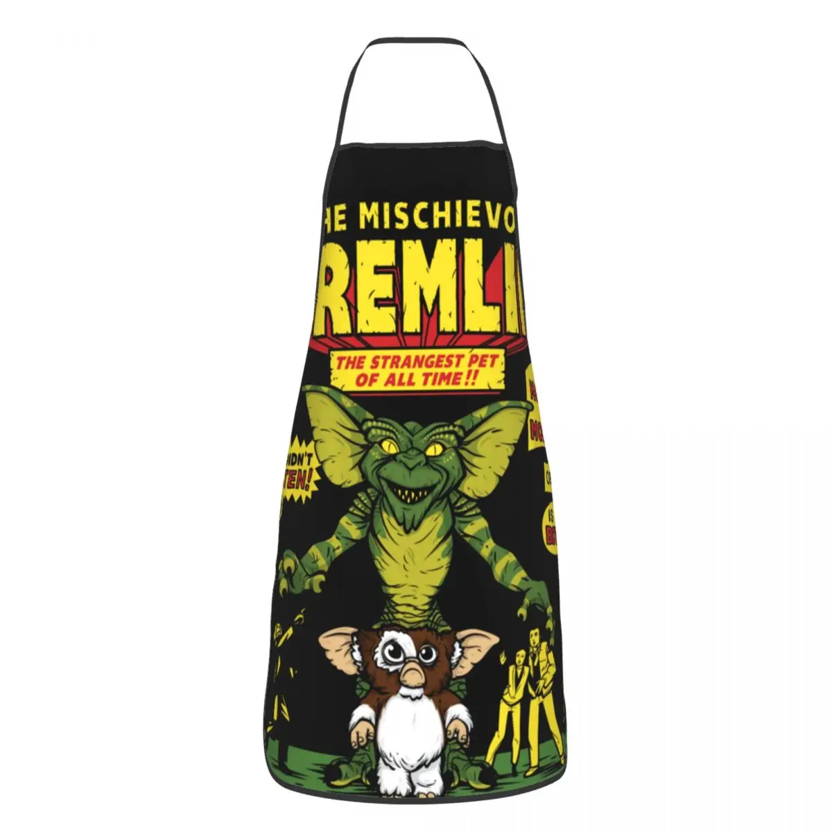 Mischievous Gremlin Apron Gremlins Monster Cuisine Grill Baking Bib Tablier Cooking Home Cleaning Pinafore for Chef Barista