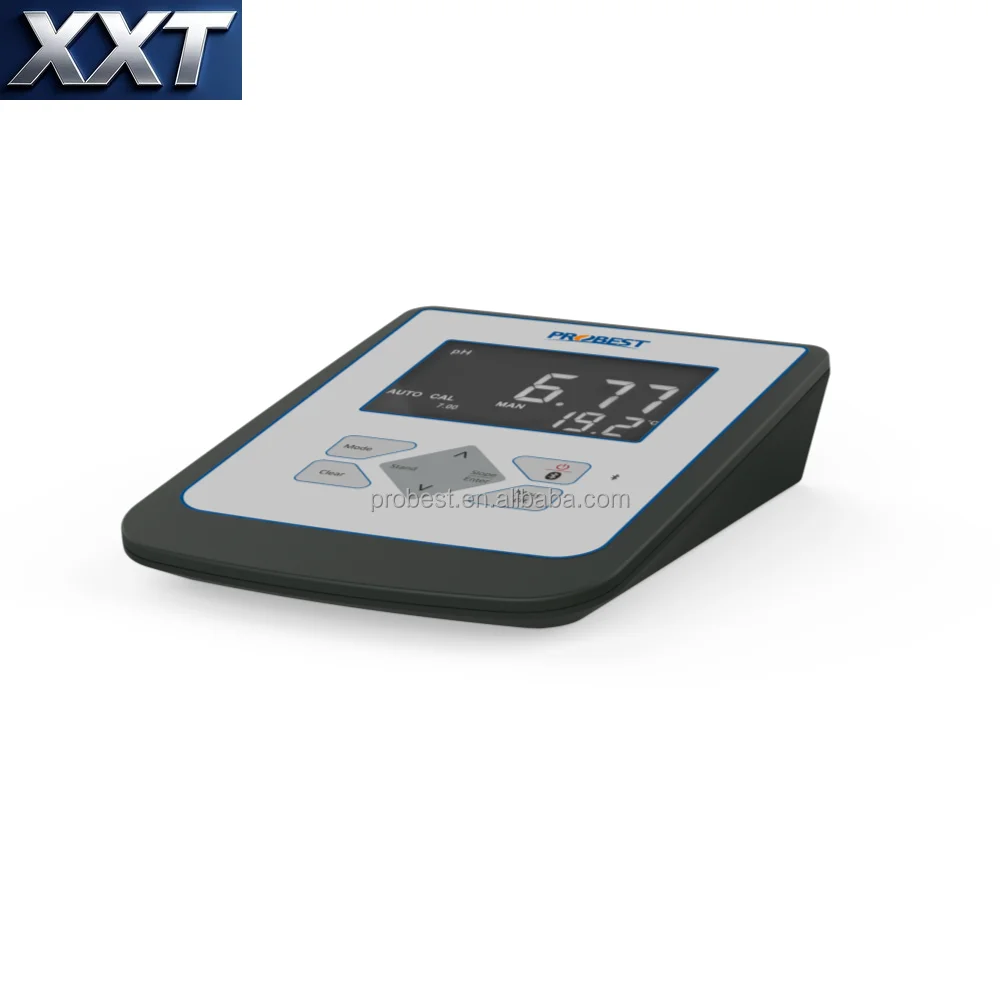 XXT Desktop PH Tester Ergonomic Shell Waterproof Structure Five-point Calibration For Laboratory Liquid Measurement