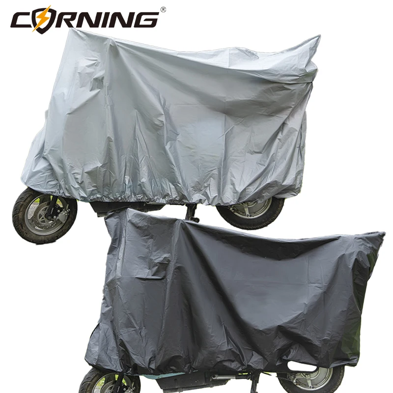 

Outdoor Motorcycle Cover Waterproof Sunshade Protection Suit for Most Motorcycles Electric Vehicles Bicycles Scooters Durable We