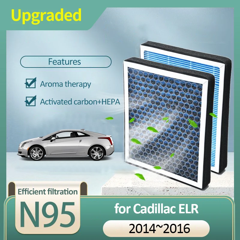 Activated Carbon Air Filter for Cadillac ELR 2014 2016 13271190 52425938 1808524 Air Conditioner Filter Accessories Air-Filters