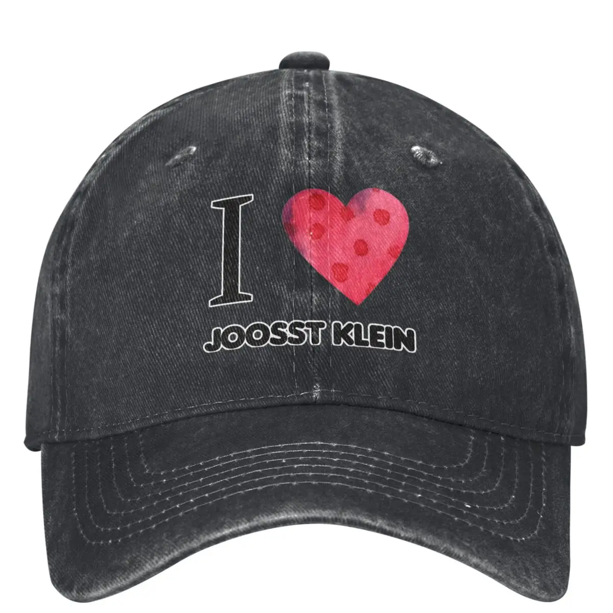 

I Love Joost Klein Denim Baseball Cap Kpop Rock Hip Hop Hats Summer Women Men y2k Retro Designer Snapback Cap