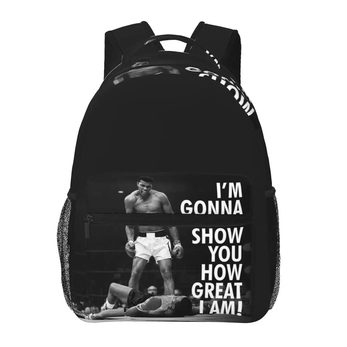 

I'm Gonna Show You How Great I Am Backpacks Boys Girls Bookbag Children School Bags Travel Rucksack Shoulder Bag Large Capacity