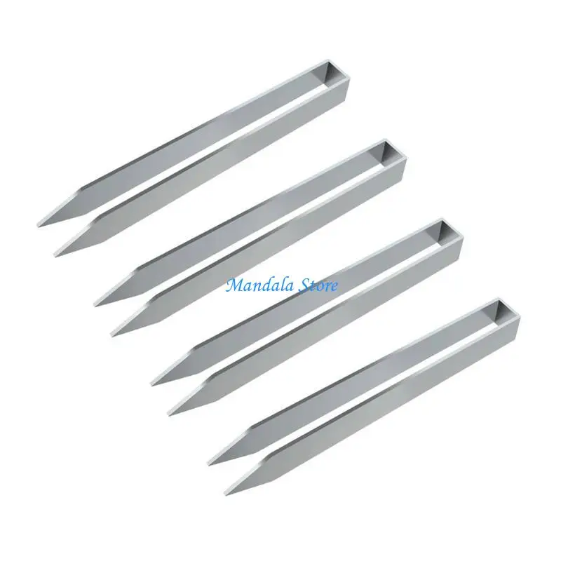 U2JC Gardening Nails Ground Tent Stakes Beach Peg Canopy Anchors Camping Accessories