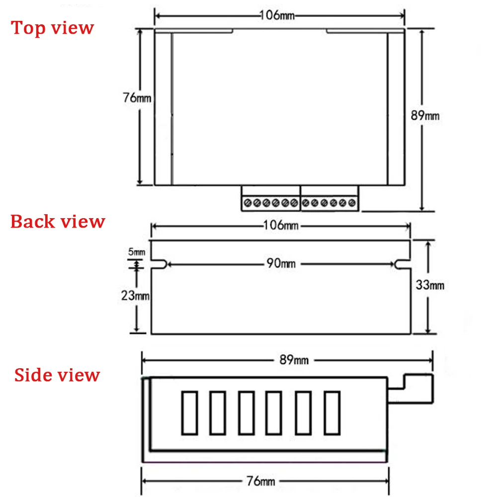 HY-DIV268N-5A Subdivision-type Two-phase Hybrid  Stepping Motor DriveUsing DC 12 ~ 48V Power Supply for CNC Step Motor Driver