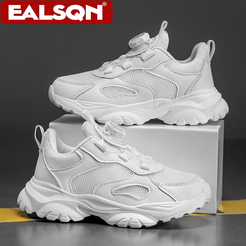 

Children's White Shoes Kid's Sports Shoes Anti slip Lightweight Boys Comfortable Running Sneaker Soft Sole Girls Casual Shoes