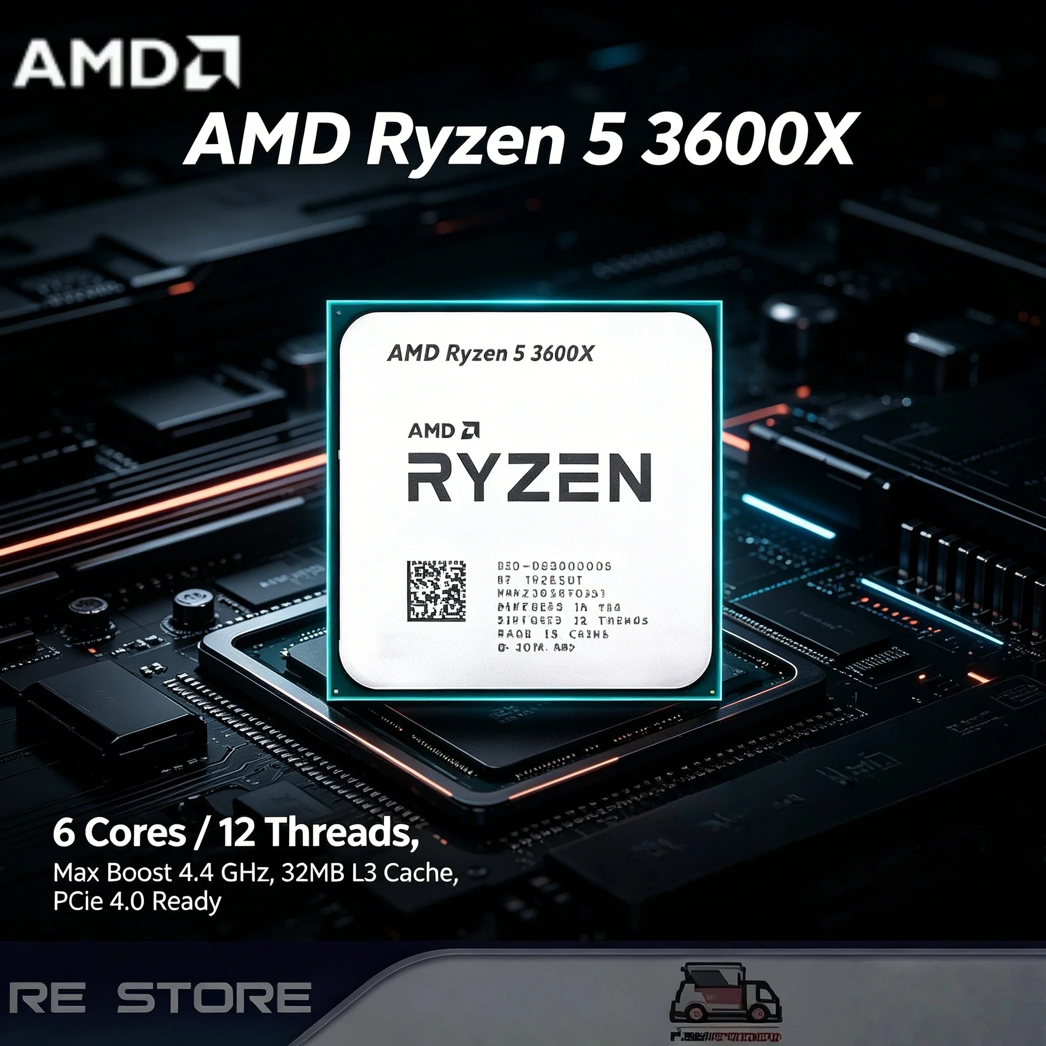 Amd Ryzen 5 3600X - Computer & Office - Shop desktop processors