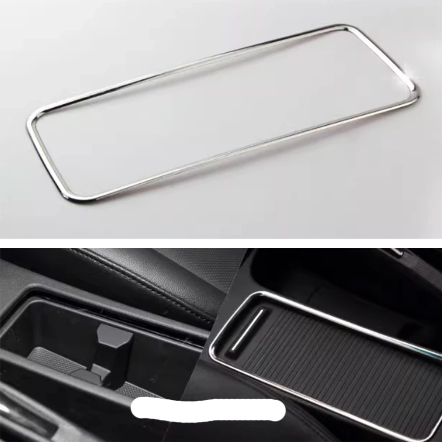Car Gear Shift Panel Storage Box Decoration Frame Trim For KIA K5 2016 2017 Car Styling
