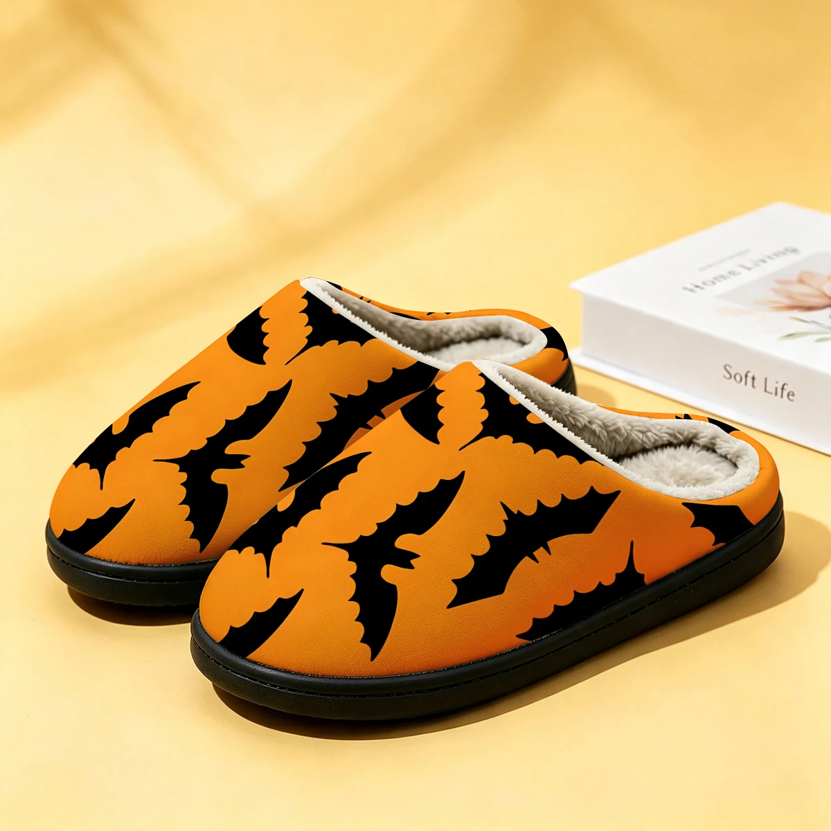 Orange Bulb Bat Art Women's Wi - Men Shoes For Winter ulasan dan harga