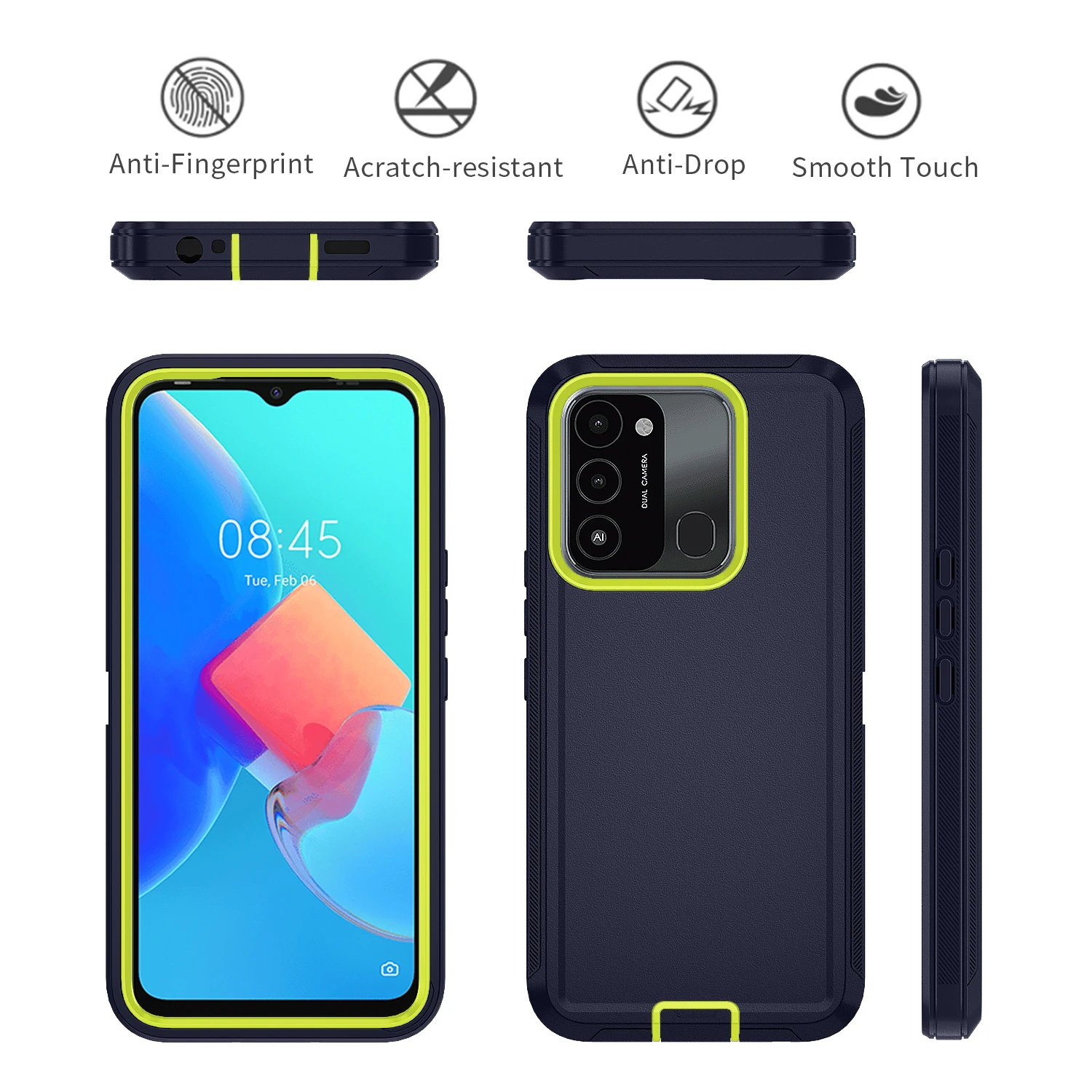 Armor Shockproof Phone Case For Xiaomi POCO M6 X6 11T PRO Dustproof Cover Camera Protection Case For Redmi 12 13 Note 11 12 13 view 3