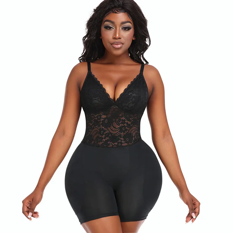 

Hip Enhancer Butt Lifted Underwear Seamless Fake Padded Briefs Shapewear Pantie Shorts Women Ladies Full Body Control Bodysuit