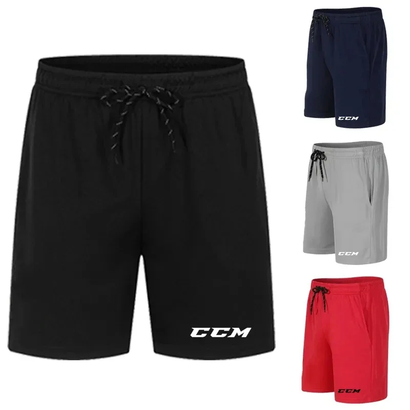 CCM Summer New Men's Jogger Running Shorts Men Casual Sweathshorts Gyms Workout Male Breathable Mesh Quick Dry Sport Shorts