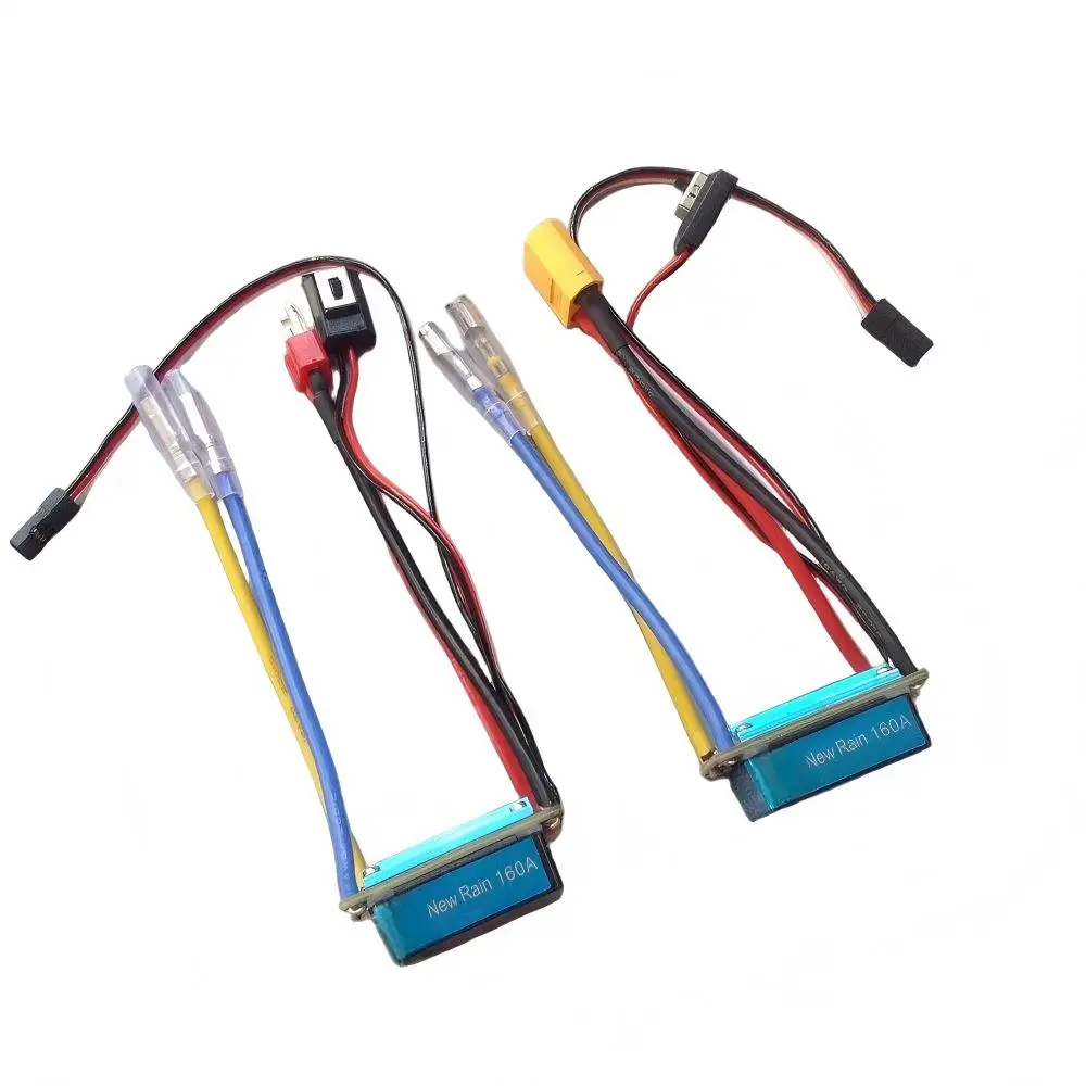 

160A Waterproof Brushed ESC 5-13V 2S-3S Lipo Waterproof Dual Mode Multiple Protection BEC Output for RC Car Boat 370/380 Motor