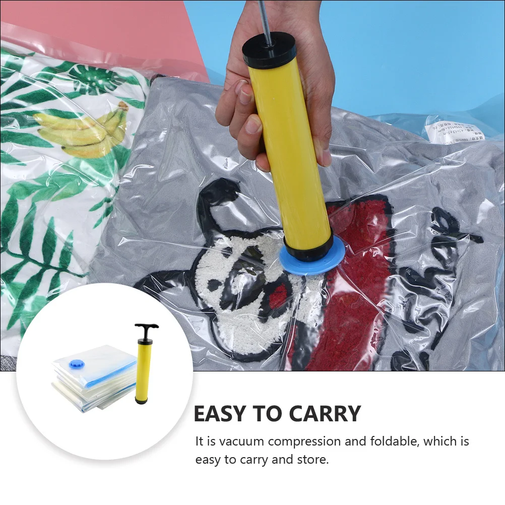 

5Pcs Storage Bags Vacuum Compression Quilt Bedding Clothes Organizer Bags Foldable Mold Resistant for Home Bedroom