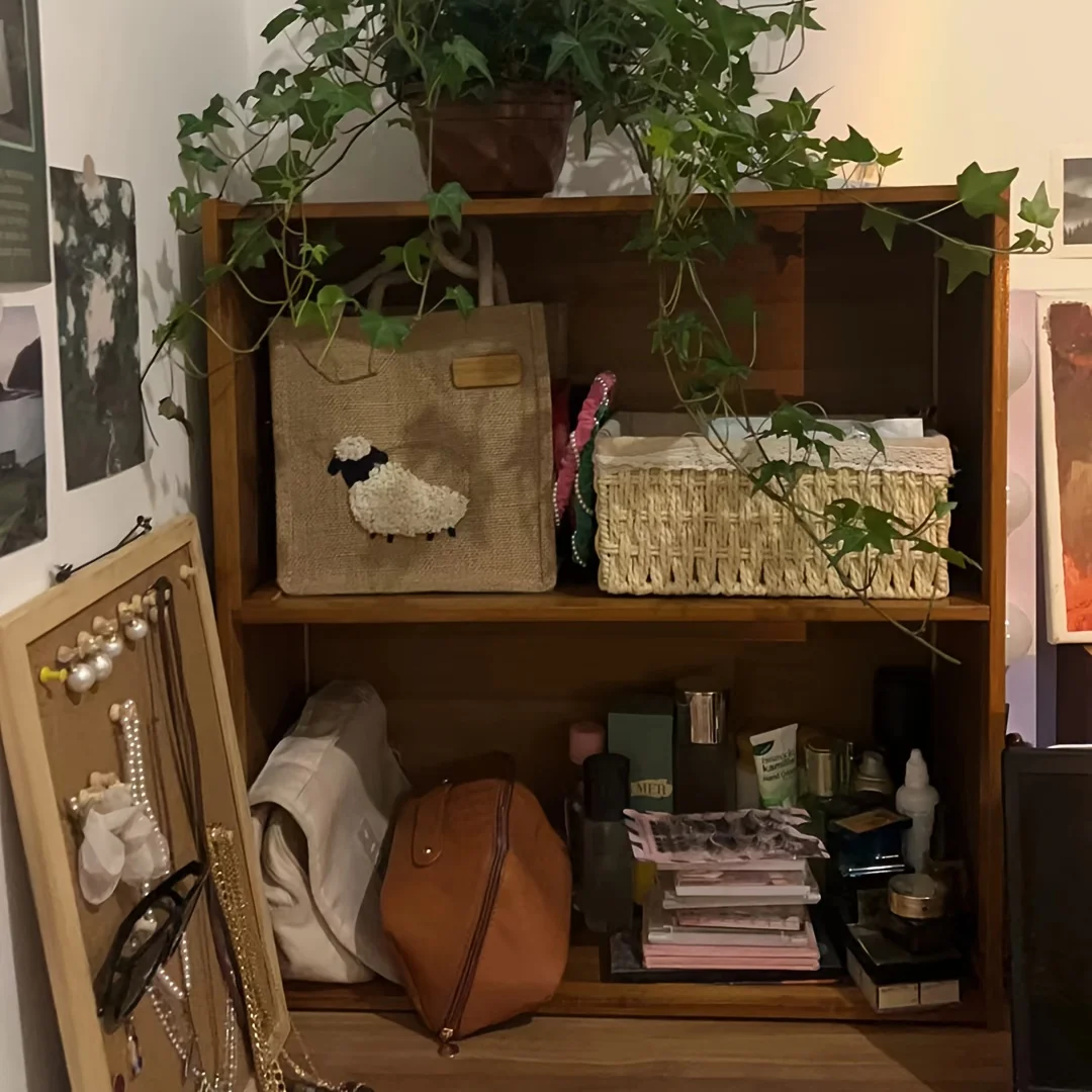 Chinese Style Storage Cabinet - 2-Tier Storage Cabinet for Office Living Room - Tea Cabinet  Bookshelf image 2