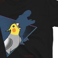 Comic t rex cockatiel Shirt Birb memes clothes Bird lover Parrot owner Apparel Dinosaur Calopsita clothing