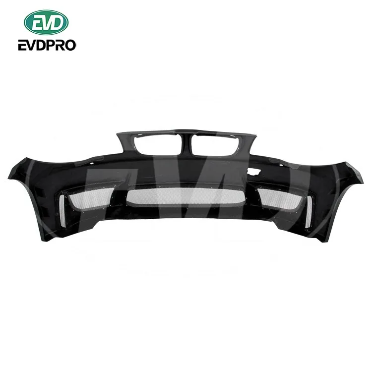 1M Style Glass Fiber Front Bumper for 2007- 2011 Bmw 1 Series E82 E88
