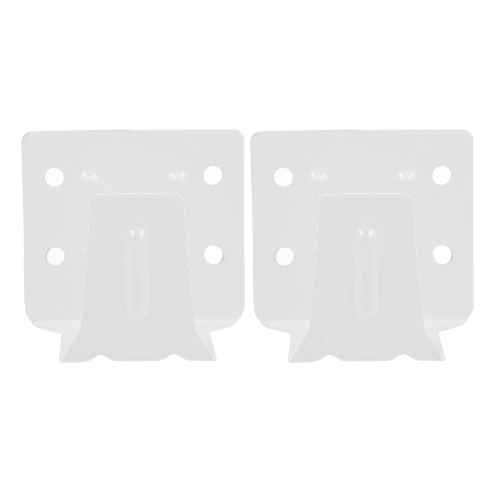 2Pcs Window Blinds Brackets White Mini Center Support Headrail Holder Mounting Clips Replacement Parts Window Blind Brackets