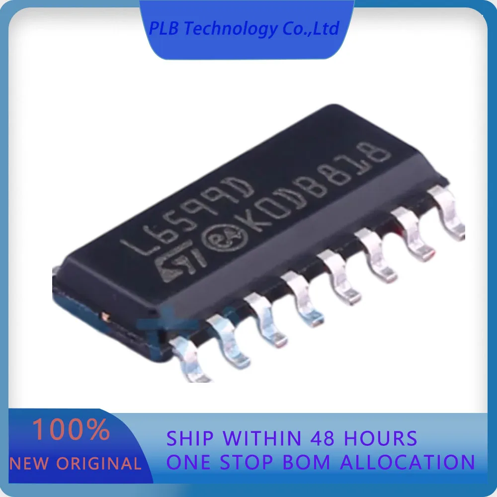L6599DTR L6599 618V 61.8kHz~250kHz 8.85V~17.9V SOIC-16 Controladores y Reguladores AC-DC Stock Original