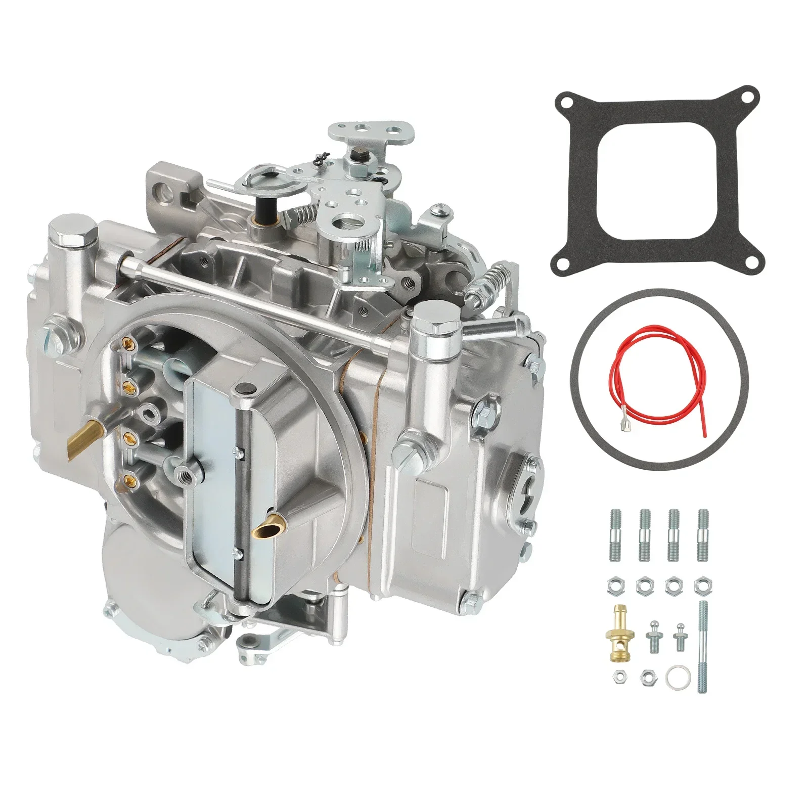 

4 Barrel Aluminum Alloy Carburetor 600 CFM Manual Choke For Holley 4160 0-1850S