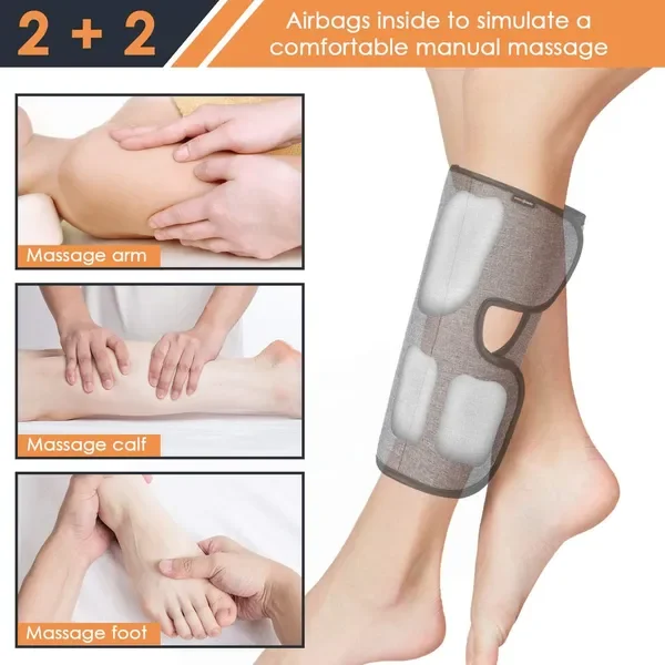 

Calf Massager for Circulation, Leg Compression Massager for Circulation and Pain Relief, for RestlLegs Syndrome Relief