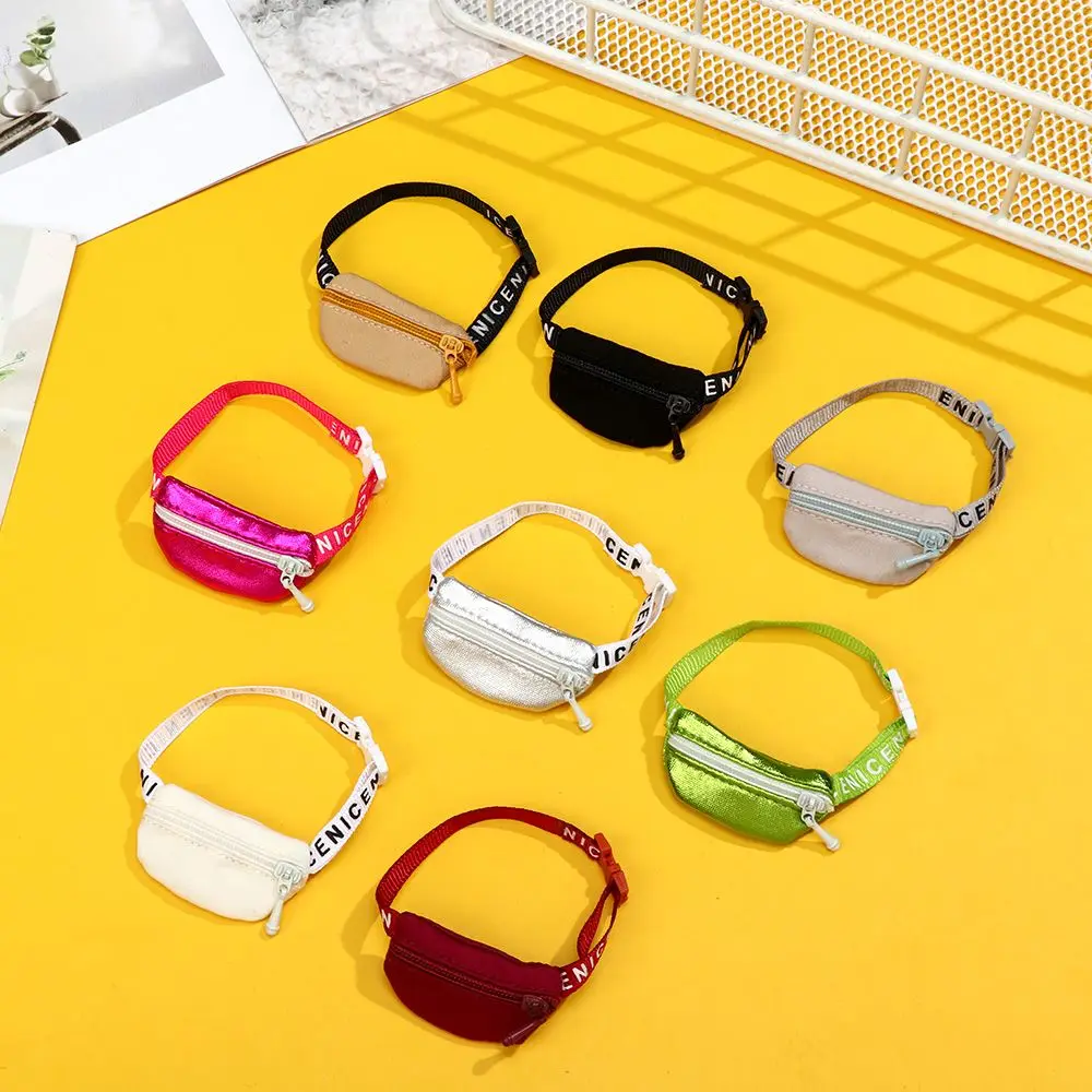 

Dollhouse Accessories 1/6 1/8 1/12 Vest Cloth Bag Dolls Backpack PU Leather Bag Accessories