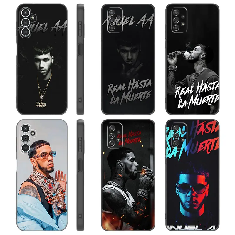 Hot Anuel AA Rapper Case For Samsung A13 A22 A24 A32 4G A23 A25 A34 A35 A52S A53 A54 A55 A73 5G A12 A14 A15 A31 A33 A50 A51 A72