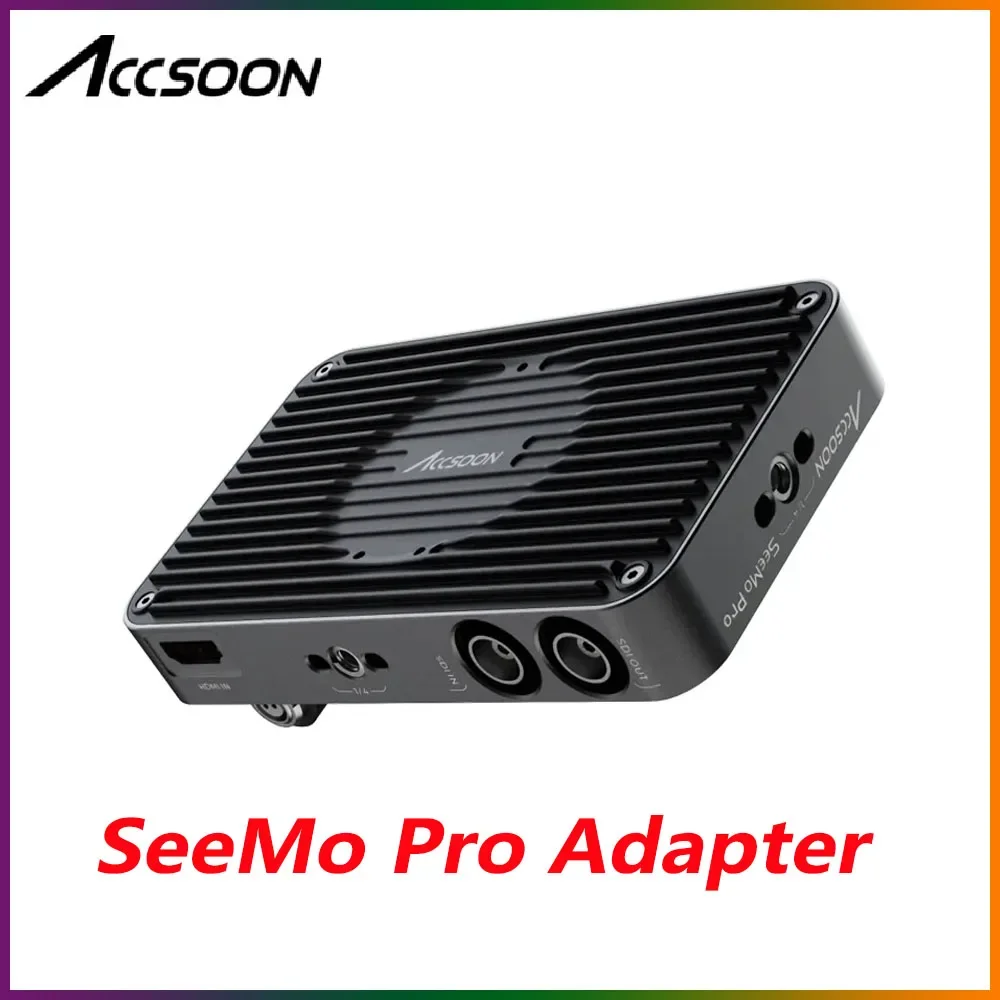 ACCSOON SeeMo Pro Adapter for SDI and HDMI-compatible  Video on iPhone and iPad Wireless Transmission/Monitor/Computer