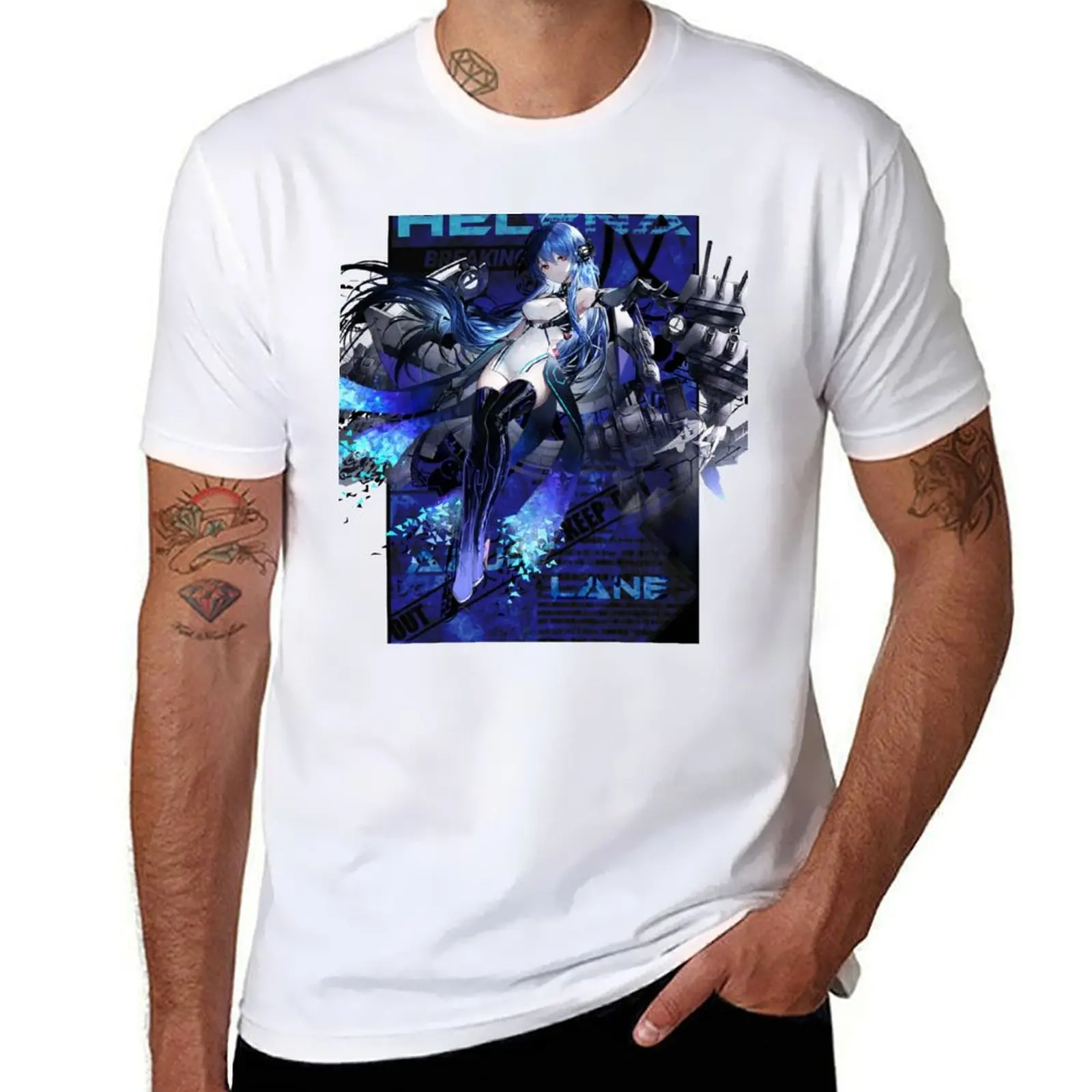 

Azur Lane Helena T-Shirt funny t shirts cotton man tshirt T-Shirt