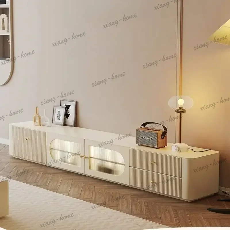 Decoration Drawers Tv Cabinet Glossy Vintage Unique Designer Tv Cabinet Storage Luxury Modern Muebles Para Hogar Furniture