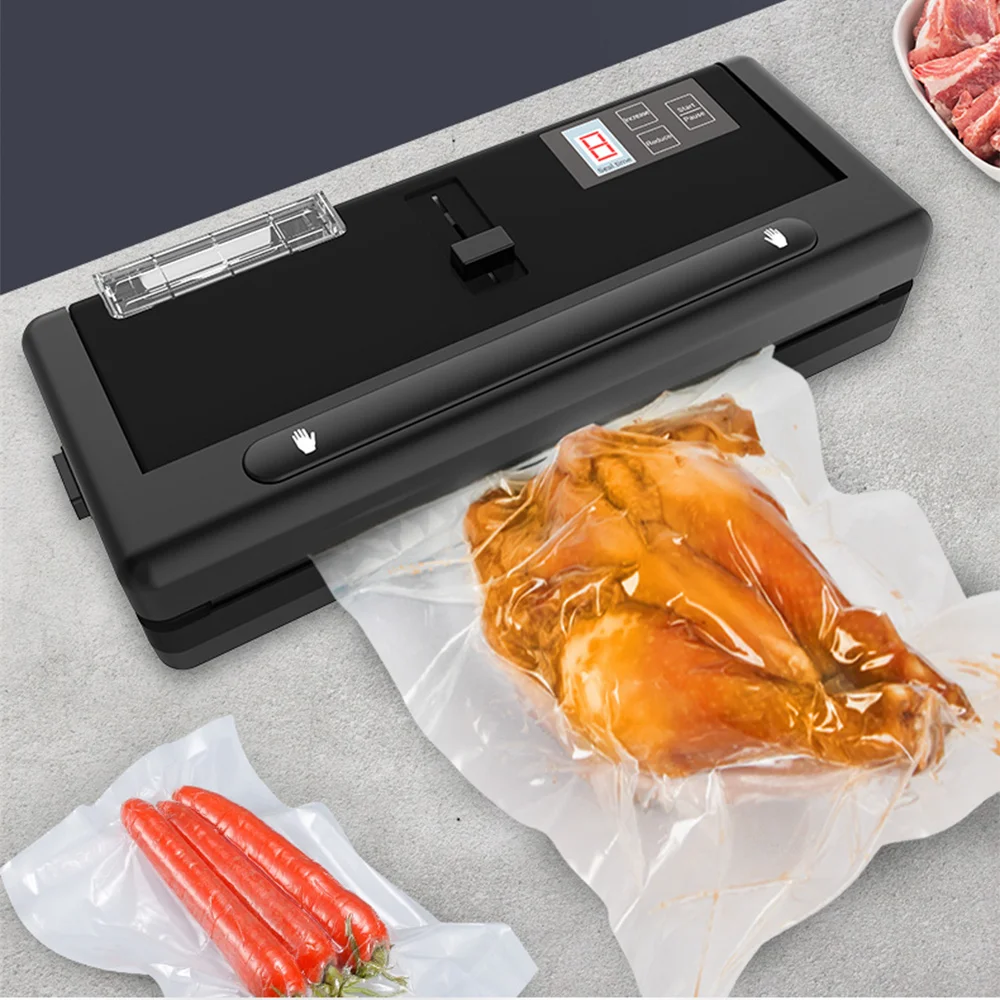 

Household & Commercial Electric Small Vacuum Food Sealer With Food Container Sealing Semi-Automatic Low Noise Packaging Machine