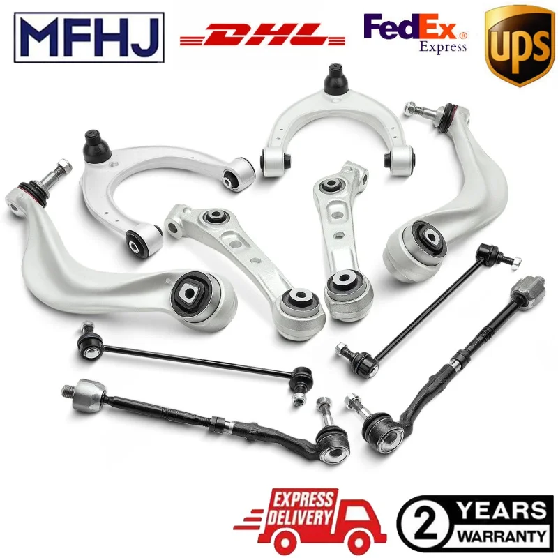 

10x Front Control Arm Tie Rod End Sway Bar Link 31126775967 31126777733 for BMW F10 528i xDrive F06 F12