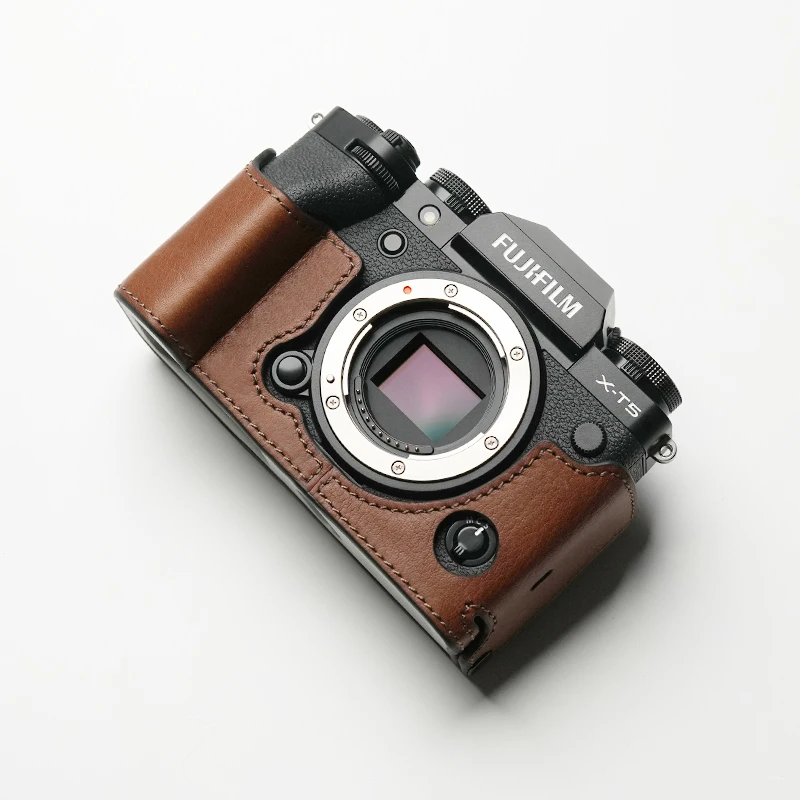 Mr.Stone voor Fujifilm X-T5 cameratas beschermhoes xt5 camera bodysuit XT5 camera handgemaakte lederen cameratas