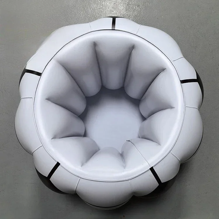 Inflatable football ice bucket, outdoor beer mug holder, swimming pool, alcoholic beverages