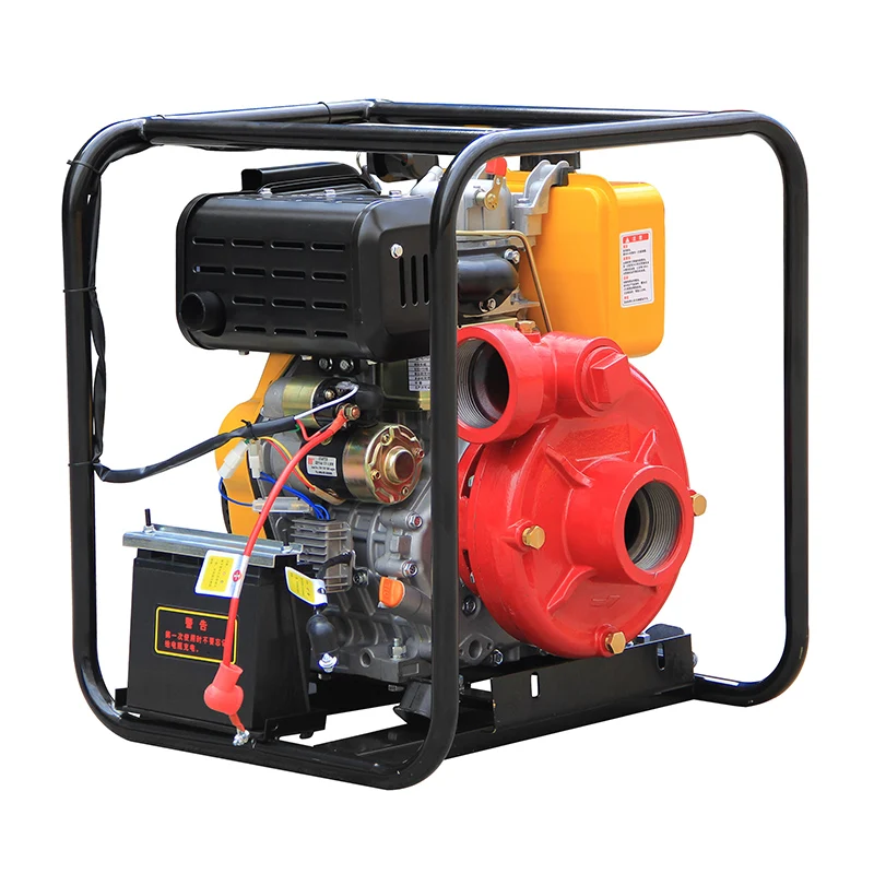 TAVAS DP30HCI 186F 3 polegadas ferro fundido vermelho bomba de água de alta pressão motor bomba de água agrícola