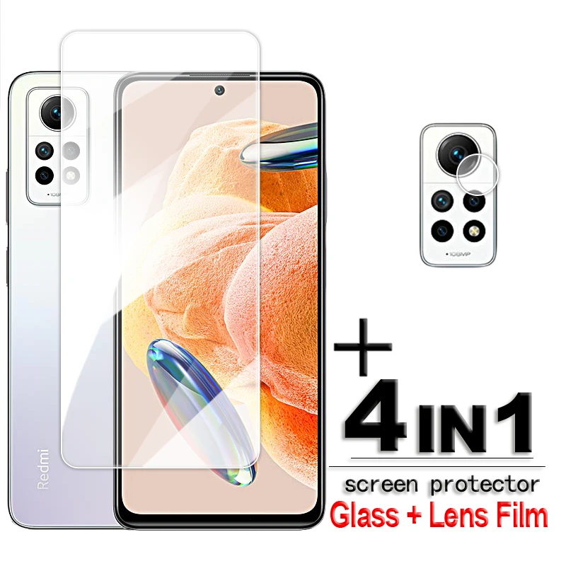 For Redmi Note 12 Pro 4G Glass Redmi Note 12 Pro Tempered Glass 6.67 inch Transparent HD Screen Protector Redmi Note 12 Pro Film