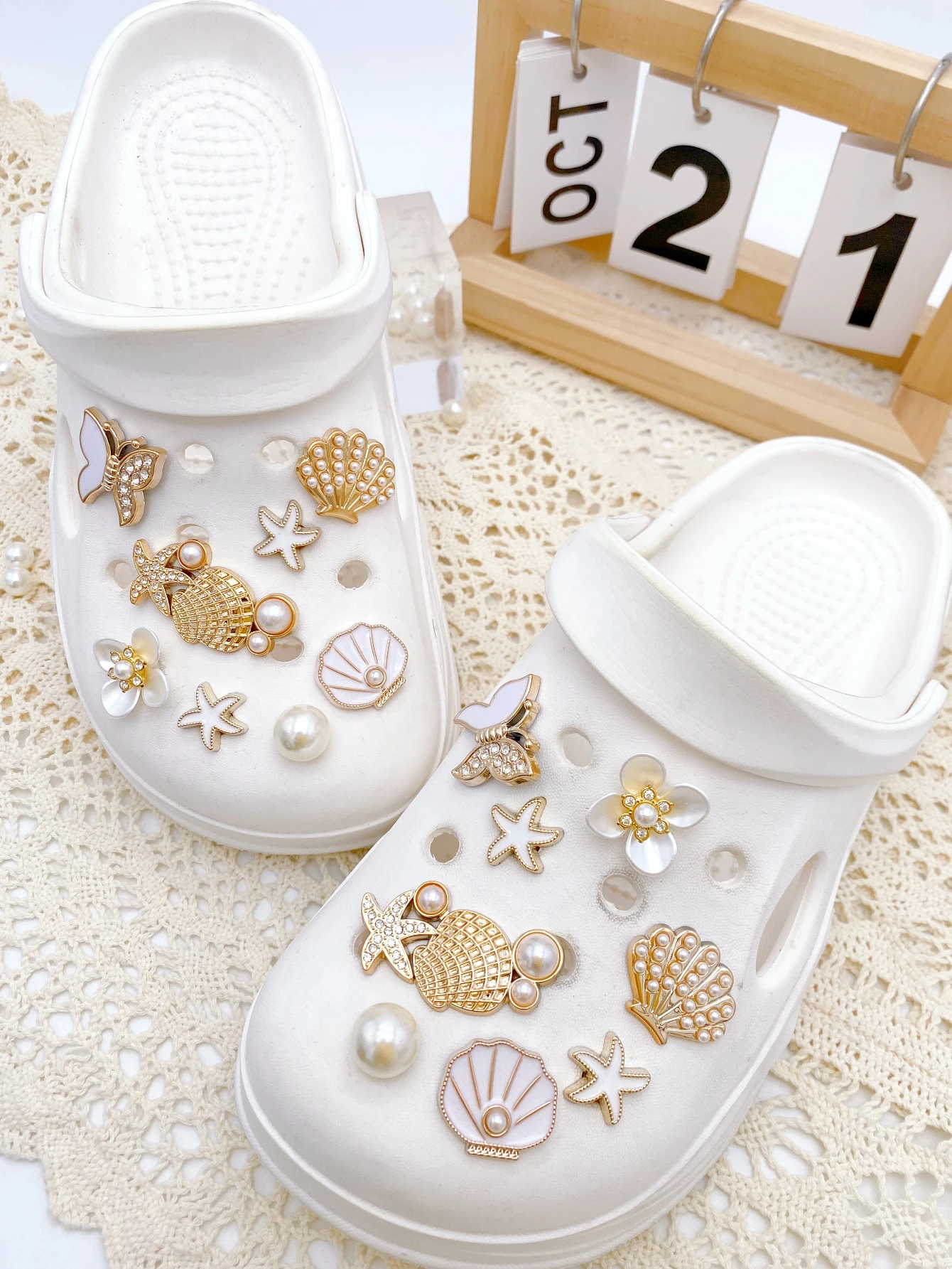 16-piece shoe decoration DIY casual shoe decoration - An interesting and versatile way to personalize your footwear