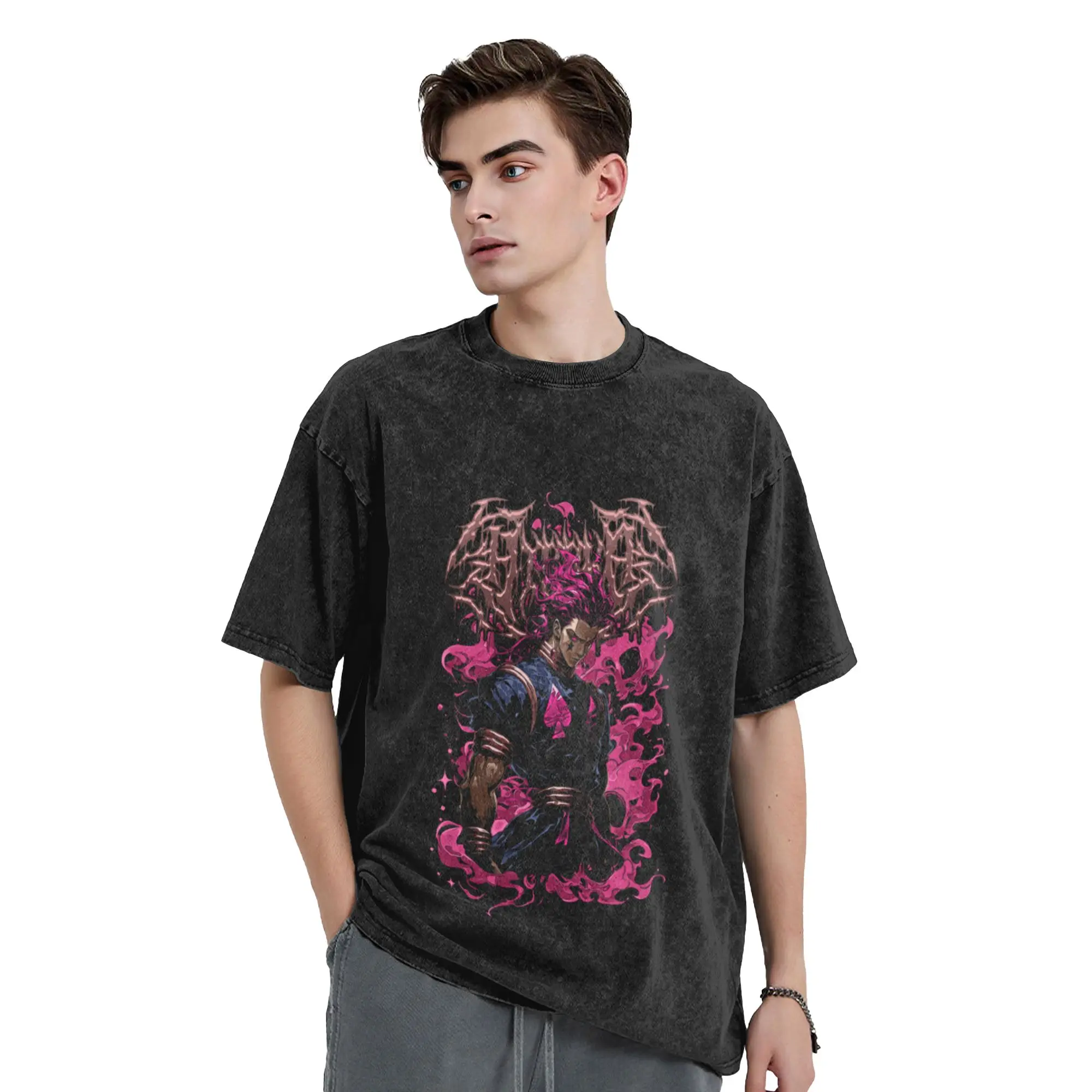 Poker Face Heavy Metal Art Classic Comfort A Vintage Oversized Cotton Unisex T-Shirts