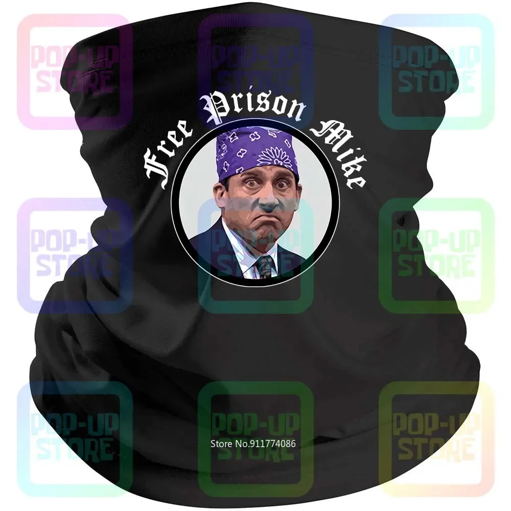 Details The Office Us Prison Mike Festival Tumblr Hipster Black Bandana Balaclava Scarf Neck Gaiter Mouth Cover