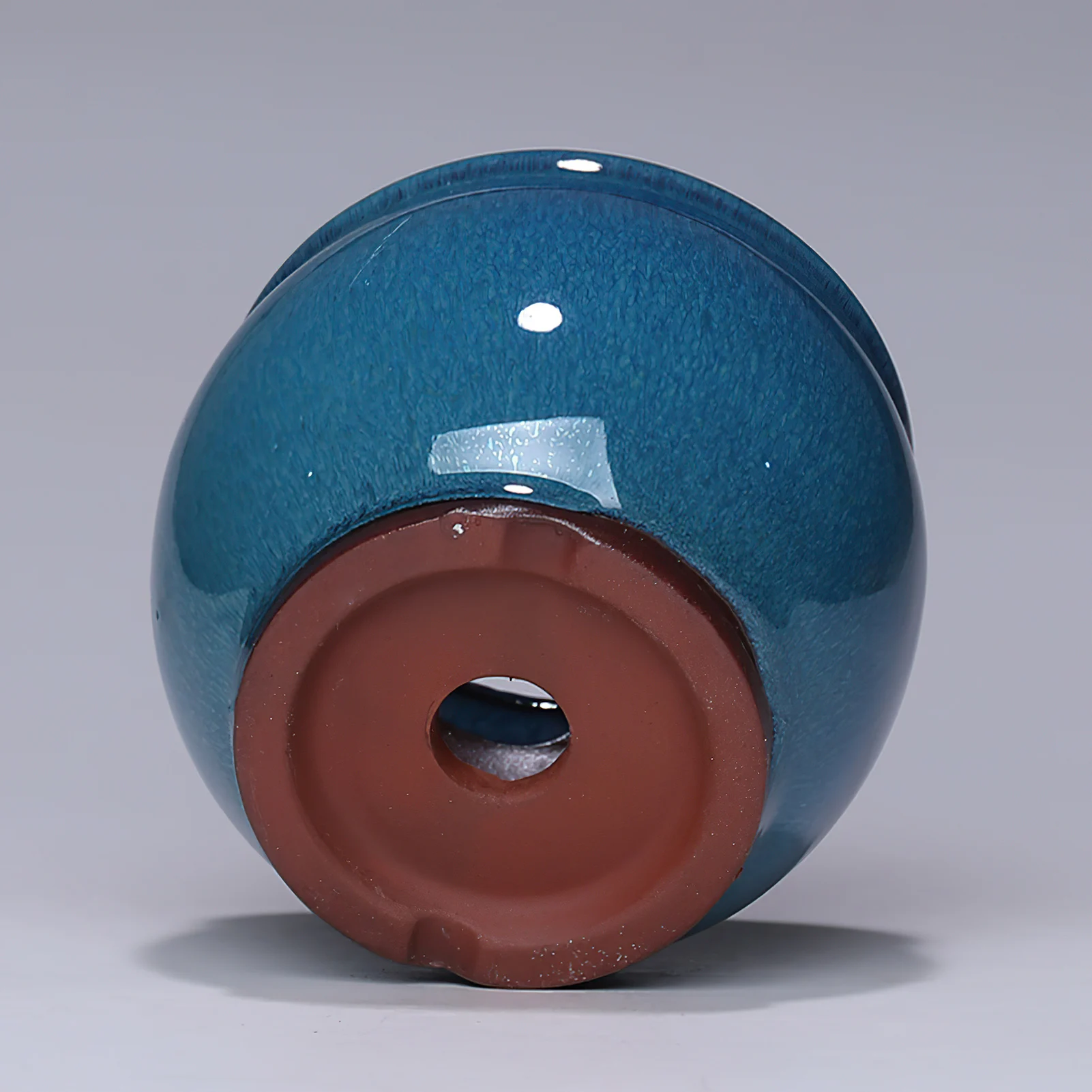 

Керамический сочный круглый цветочный горшок, элегантный способствующий здоровый рост, кашпо для подоконников, полок, садов и патио