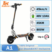 Kukirin A1 Electric Scooter 800W Motor 45KM/H Max Speed 48V 13Ah Battery 45KM Range Kickscooter 10-inch Tire Foldable