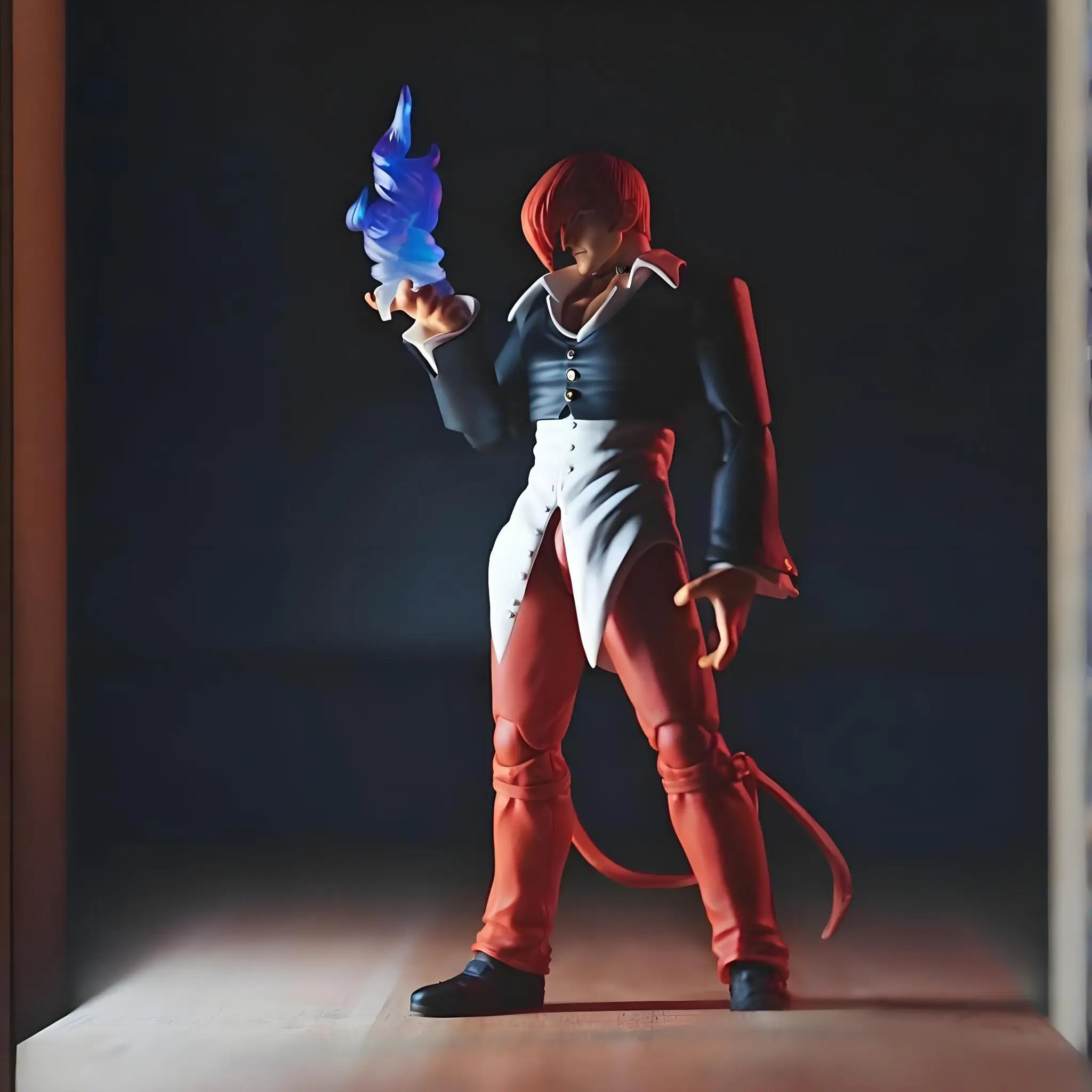 نموذج شخصية أش كريمسون القابل للعب من KOF98، لعبة تذكارية من سلسلة ستريت فايتر، دمية قتالية كلاسيكية للزينة #2