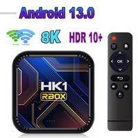 HK1 RBOX K8S Android 13 TV Box Quad Core Rockchip RK3528 16GB 32GB 64GB 8K 2.4G 5G Dual Wifi BT4.0