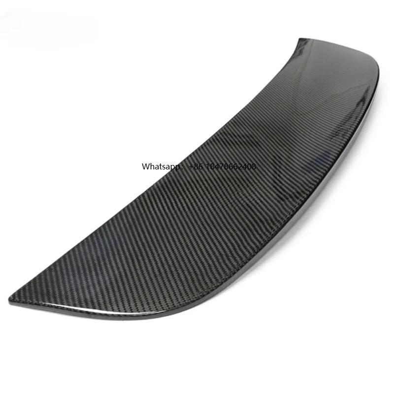High Quality Automotive Dry Carbon Fiber wings Suitable for Model X Modified Dry Carbon Fiber R-style Tail Spoiler