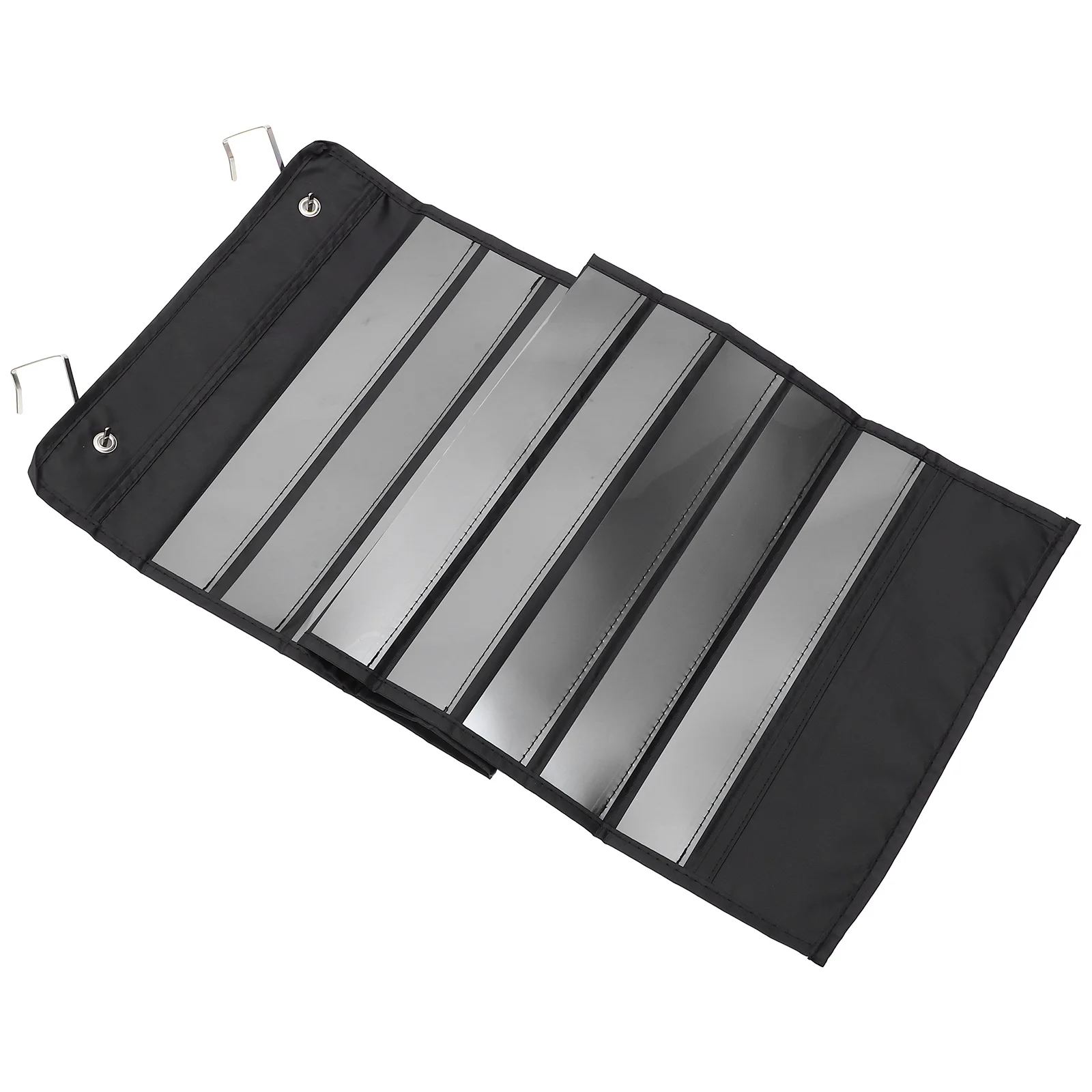 

Time Schedule Pocket Chart 90x33cm Black Hanging Organizer Storage Bag Classroom Word Wall PET Oxford Cloth