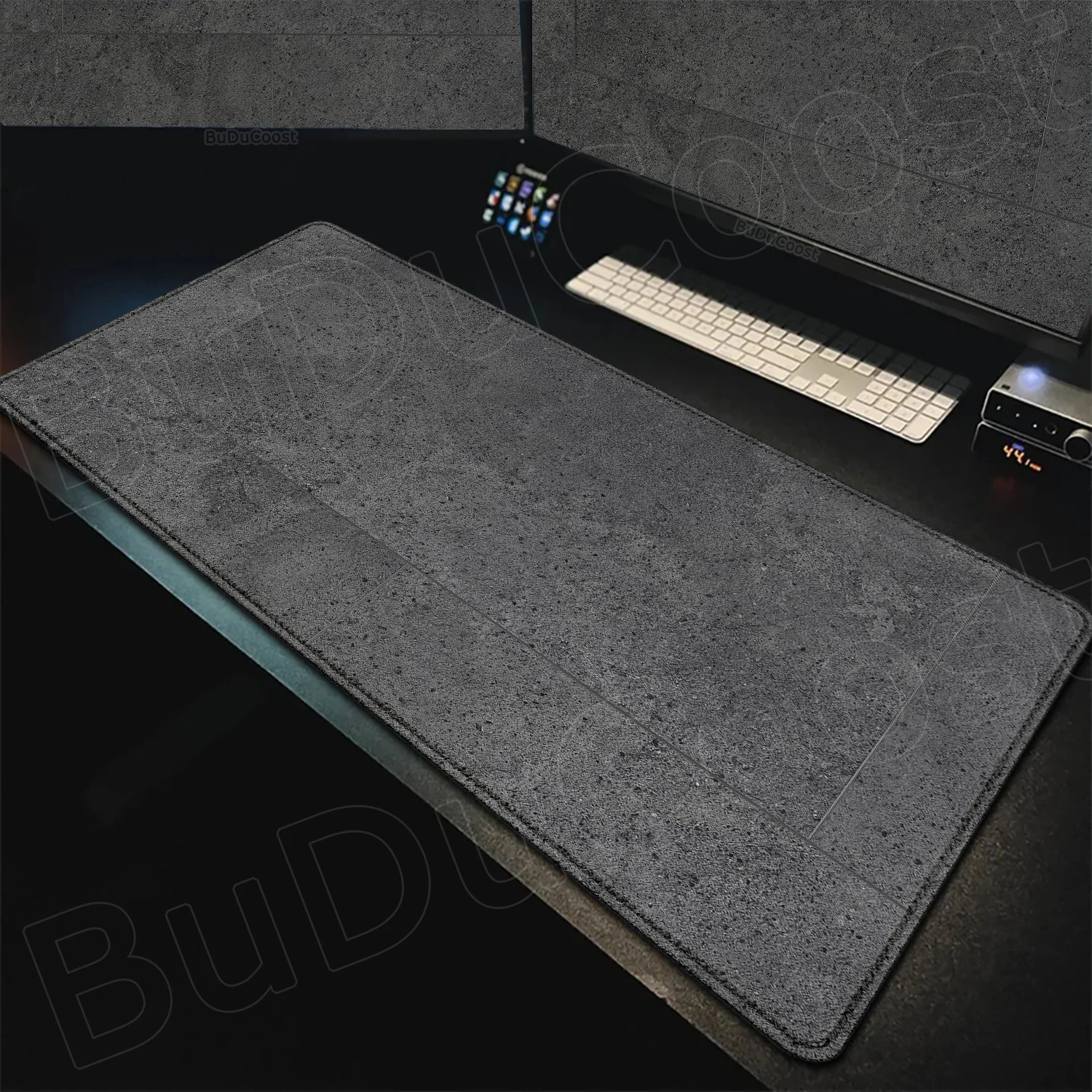 

Grey Texture Pattern Mouse Pad Simple Stylish Design Clouds Computer Office Table Mats Mechanical Anti Slip Rubber Keyboard Mats