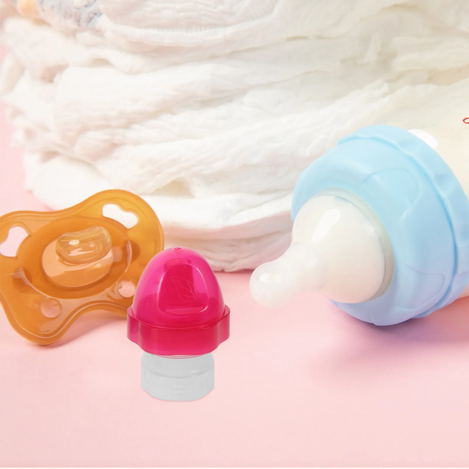 

8Pcs Baby Drinking Bottle Cap Adapter No Spill Leakproof Converter Fits 2.8cm Spout Toddler Water Bottle Spout Replacement