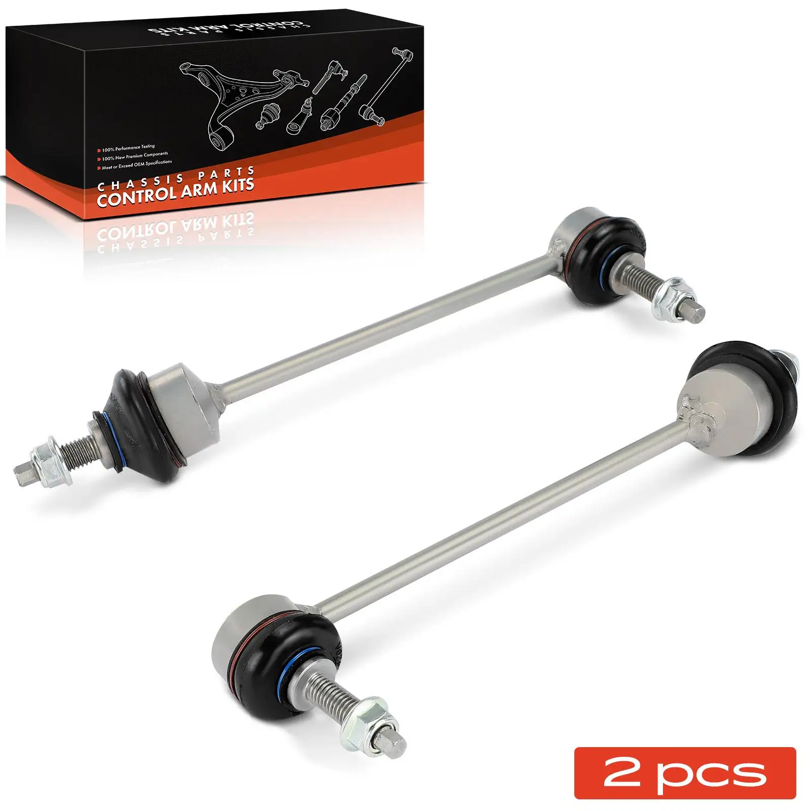 Frankberg 2x Koppelingsstang Achteras Links Rechts voor Jaguar F-Type Cabriolet Coupé S-Type XF Sportbrake XJ XK Bj vanaf 1999 TC1885