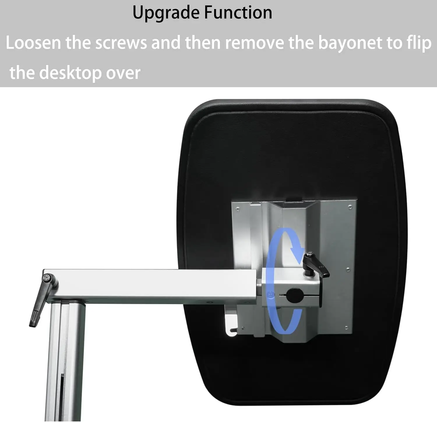 HWHongRV Premium Aluminum Alloy Upgrade RV Table Leg Bracket High Interior RV Folding Table Top With Swivels 360 Degrees