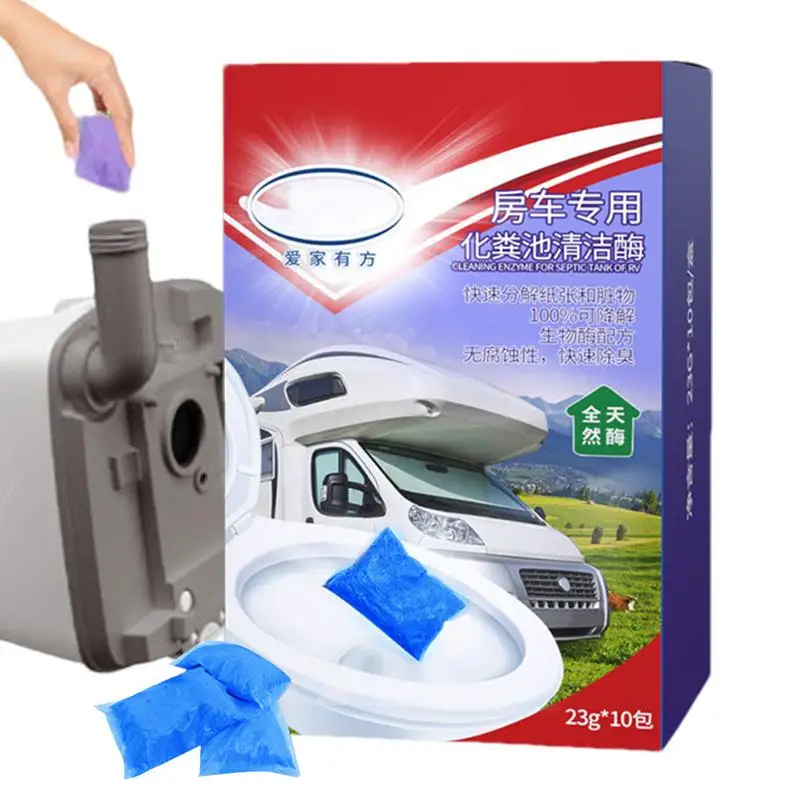 

Toilet Deodorizer For RV Black Tank Fecal Degrading Agent Concentrated Anti-Odor Waste Digester RV Cleaning Supplies accessory