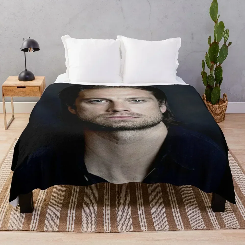

Sebastian Stan Throw Blanket Shaggy Furry Soft Blanket for Bedroom Living Room